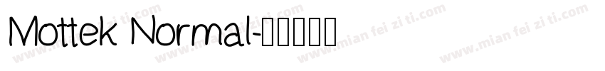 Mottek Normal字体转换